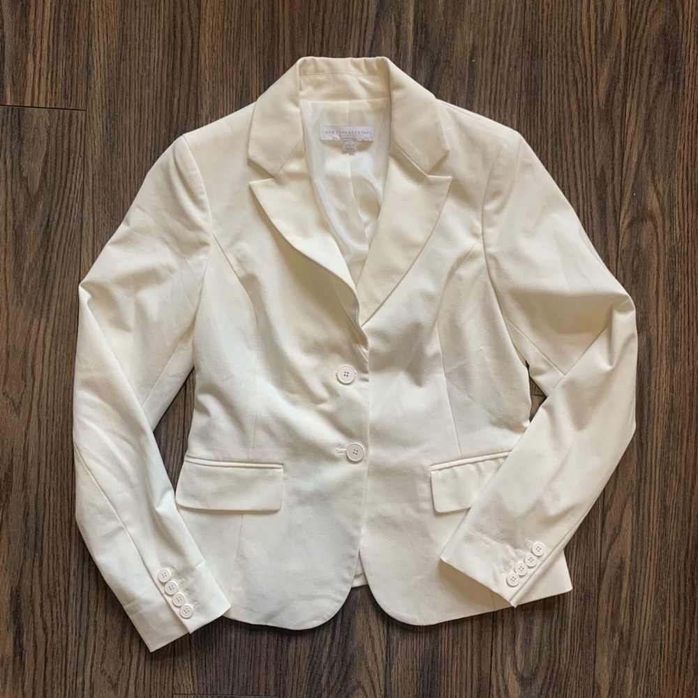 NY&C Two Button Blazer IVORY